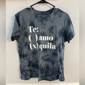 Graphic Tie Dye T-Shirt Women’s Small Te Amo Tequila